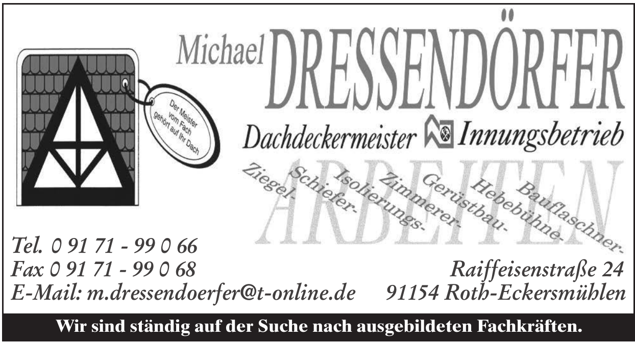 Michael Dressendörfer Dachdeckermeister Michael Dressendörfer Dachdeckermeister