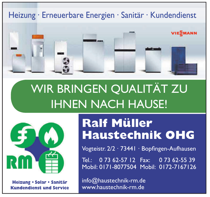 Ralf Müller Haustechnik OHG Ralf Müller Haustechnik OHG
