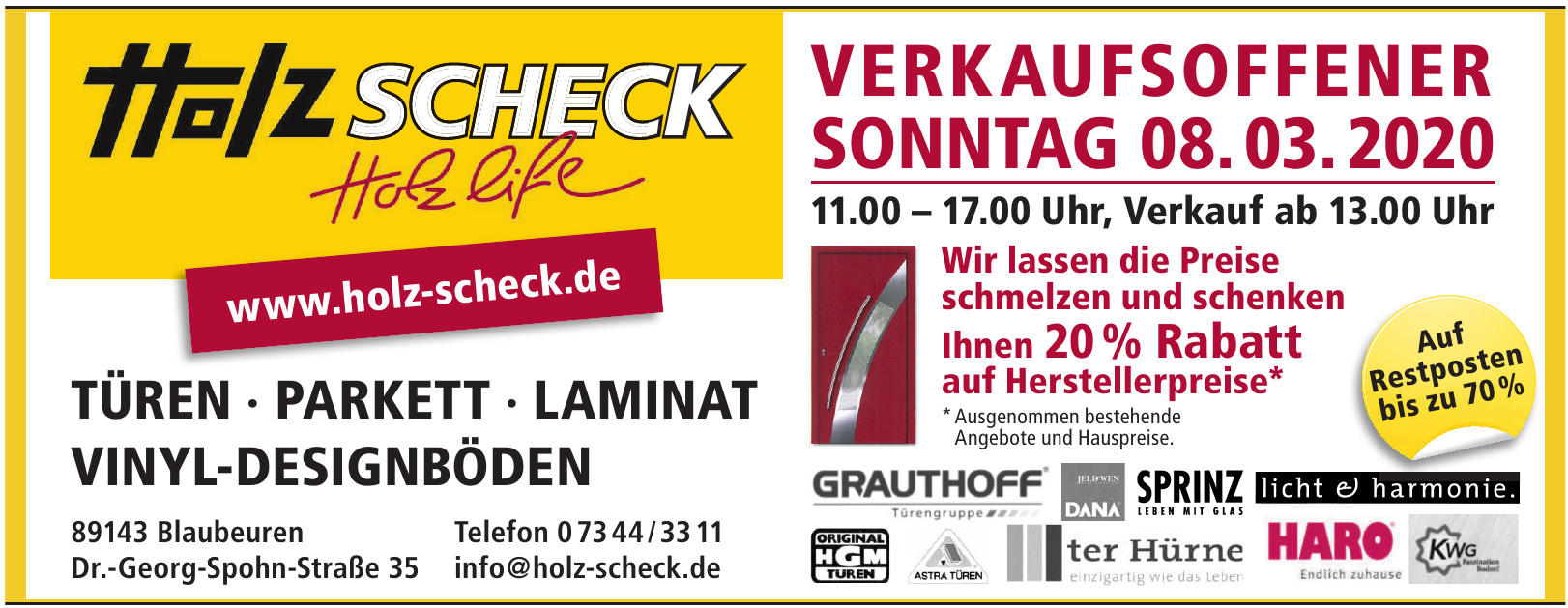 Holz Scheck Holz Scheck