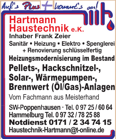 Hartmann Haustechnik e.K. Hartmann Haustechnik e.K.