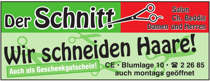 Salon Ch. Beddig Damen und Herren Salon Ch. Beddig Damen und Herren