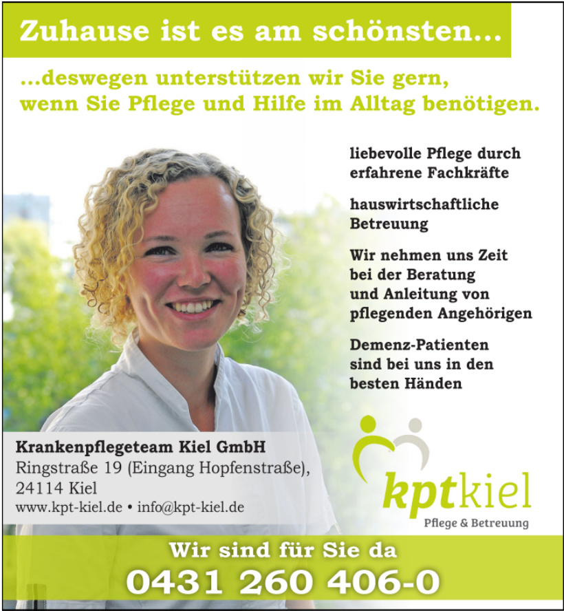Krankenpflegeteam Kiel GmbH Krankenpflegeteam Kiel GmbH