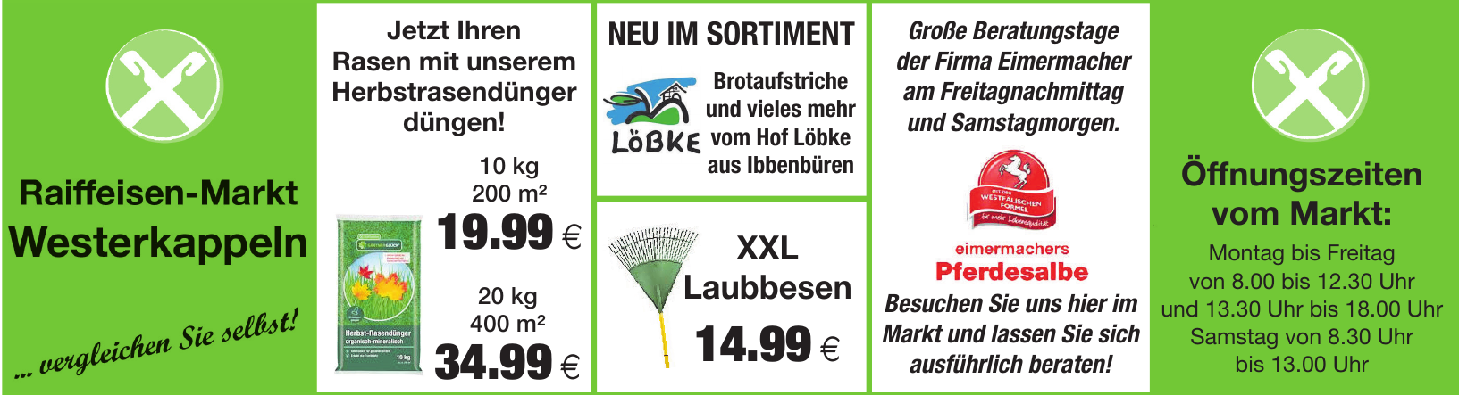 Raiffeisen-Markt Westerkappeln Raiffeisen-Markt Westerkappeln