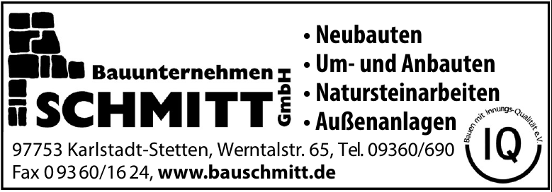 Bauunternehmen Schmitt Bauunternehmen Schmitt