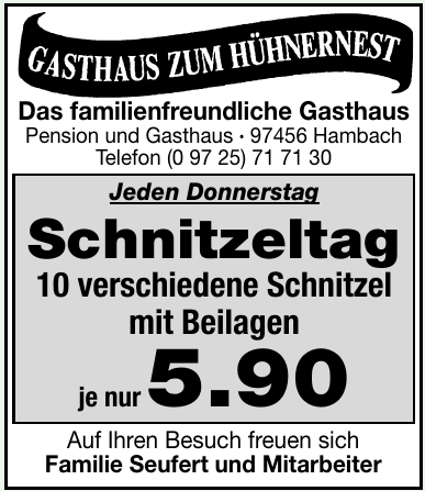 Gasthaus Zum Hühnernest Gasthaus Zum Hühnernest