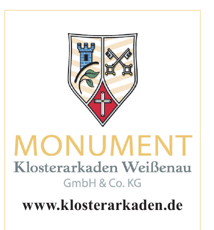 MONUMENT Klosterarkaden Weißenau GmbH & Co. KG MONUMENT Klosterarkaden Weißenau GmbH & Co. KG