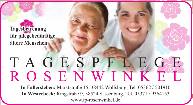 Tagespflege Rosenwinkel Tagespflege Rosenwinkel