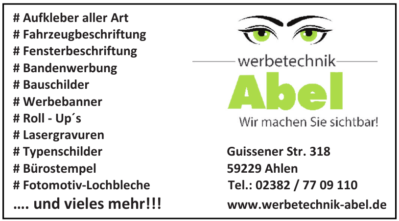 Werbetechnik Abel Werbetechnik Abel