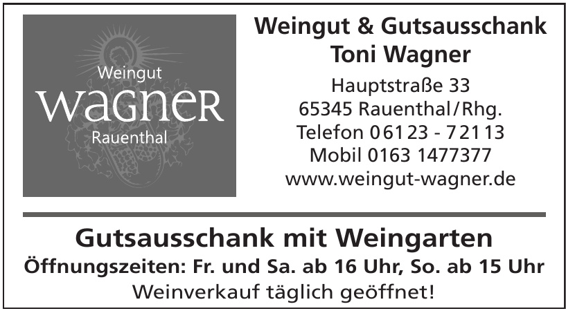 Weingut & Gutsausschank, Toni Wagner