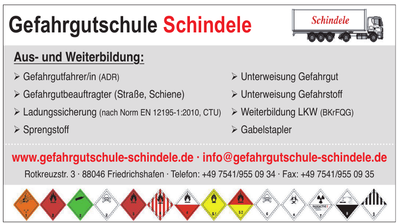Gefahrgutschule Schindele Gefahrgutschule Schindele