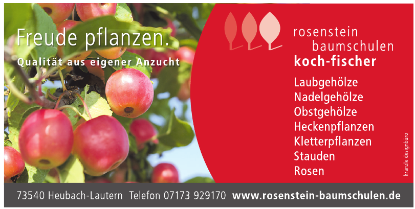 Rosenstein Baumschulen Koch-Fischer Rosenstein Baumschulen Koch-Fischer