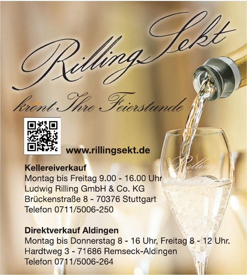 Kellereiverkauf Ludwig Rilling GmbH & Co. KG Kellereiverkauf Ludwig Rilling GmbH & Co. KG