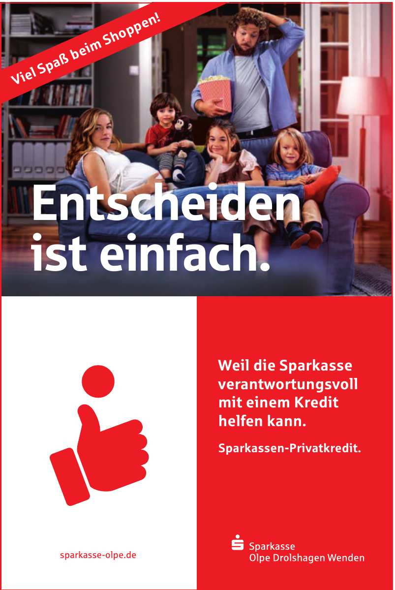 Sparkasse Olpe Drolshagen Wenden Sparkasse Olpe Drolshagen Wenden
