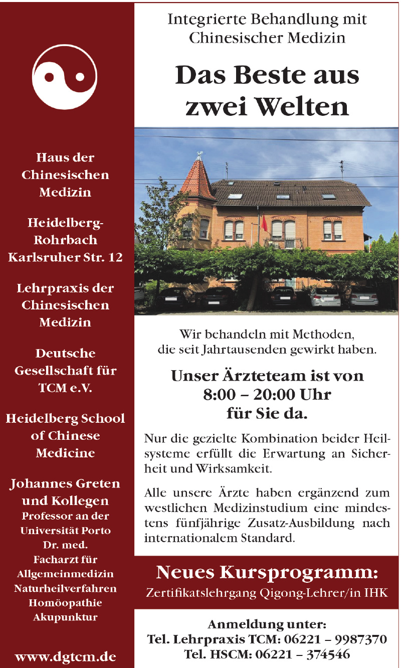 Haus der Chinesischen Medizin Haus der Chinesischen Medizin