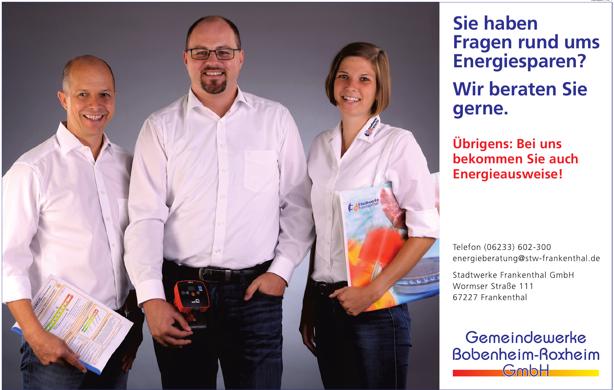 Gemeindewerke Bobenheim-Roxheim GmbH Gemeindewerke Bobenheim-Roxheim GmbH