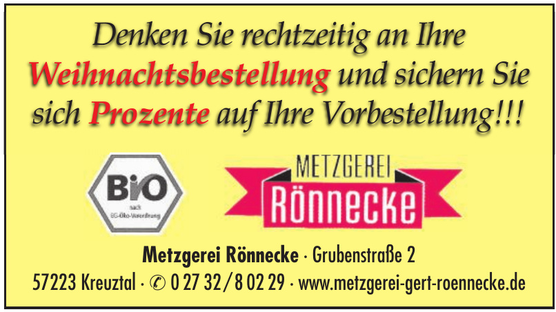 Metzgerei Rönnecke Metzgerei Rönnecke