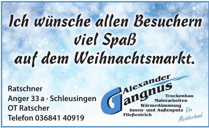Alexander Gangnus Alexander Gangnus