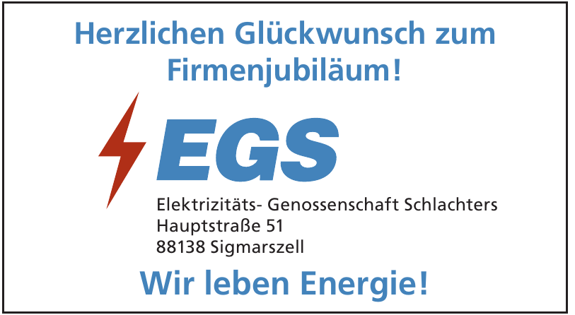 Elektrizitäts- Genossenschaft Schlachters Elektrizitäts- Genossenschaft Schlachters