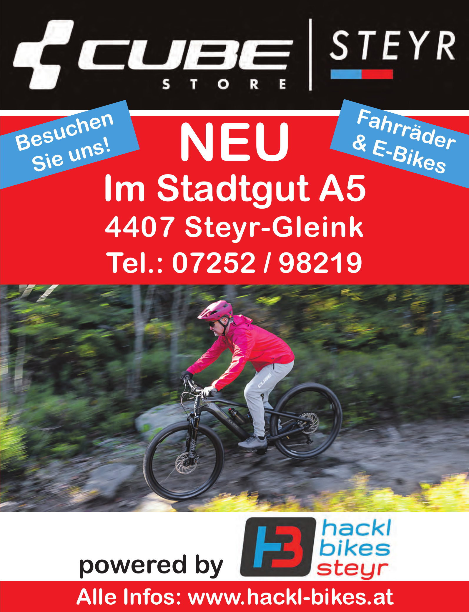 CUBE Store Steyr - Hackl Bikes Steyr CUBE Store Steyr - Hackl Bikes Steyr