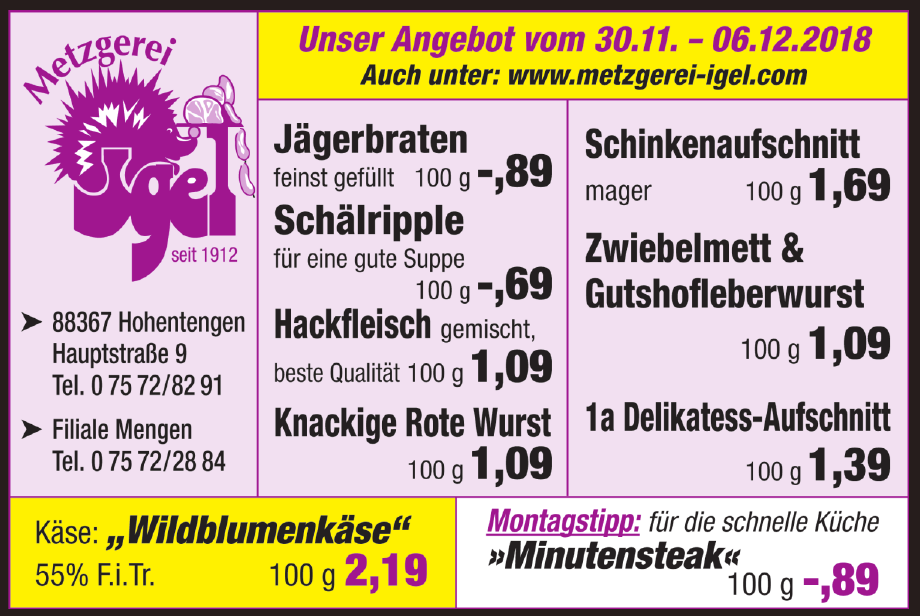Metzgerei Igel Metzgerei Igel