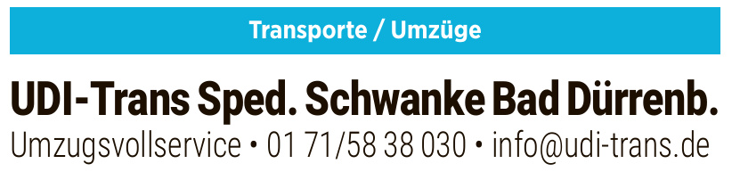 UDI-Trans Sped. Schwanke Bad Dürrenb.
