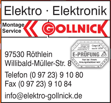 Gollnick - Elektro - Elektronik