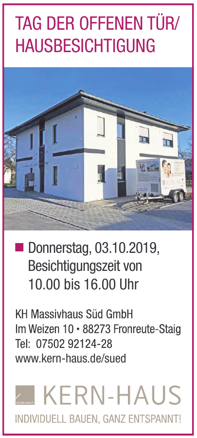 KH Massivhaus Süd GmbH KH Massivhaus Süd GmbH