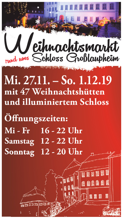 Weihnachtsmarkt Schloss Großlaupheim Weihnachtsmarkt Schloss Großlaupheim