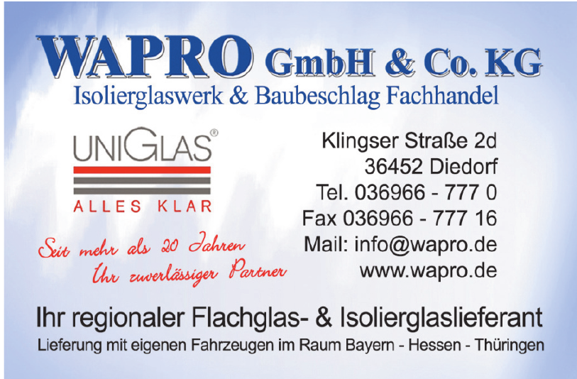 WAPRO GmbH & Co. KG WAPRO GmbH & Co. KG