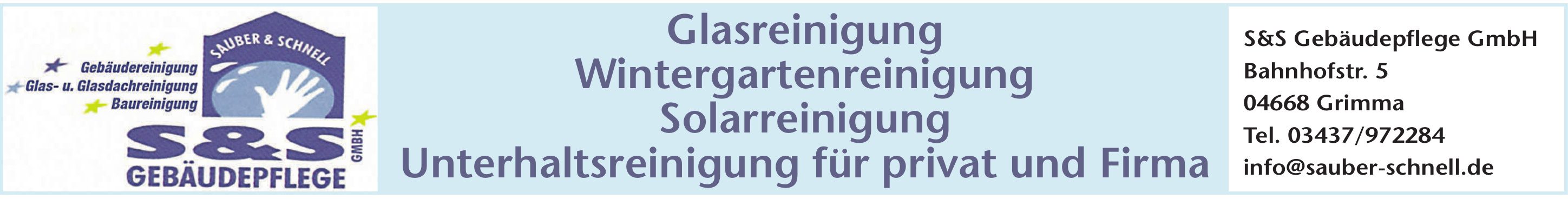 S&S Gebäudepflege GmbH S&S Gebäudepflege GmbH