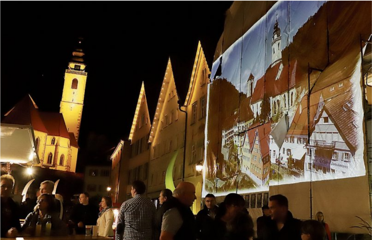 Heute Abend ist die „Lange Nacht der Lichter“ im stimmungsvoll illuminierten Horb. Archivbild: Karl-Heinz Kuball