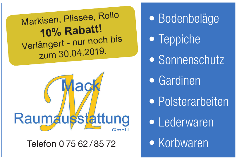 Mack Raumausstattung GmbH Mack Raumausstattung GmbH