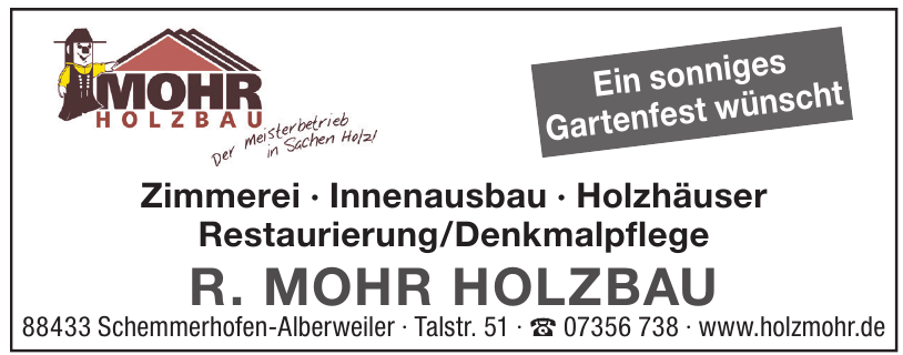 R. Mohr Holzbau R. Mohr Holzbau