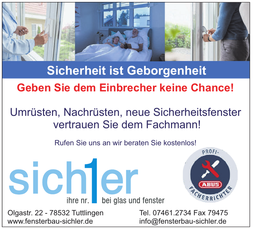 Fensterbau Sicher Fensterbau Sicher
