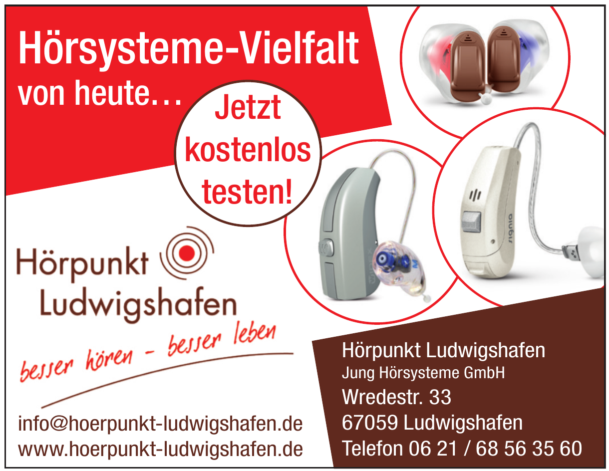 Hörpunkt Ludwigshafen - Jung Hörsysteme GmbH Hörpunkt Ludwigshafen - Jung Hörsysteme GmbH