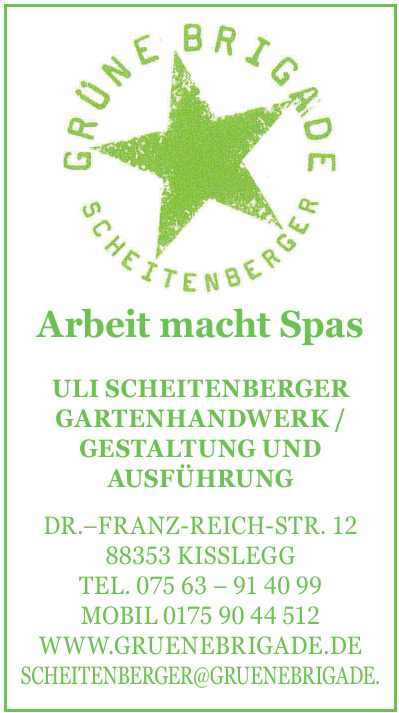 Grün Brigade Scheitenberger Grün Brigade Scheitenberger