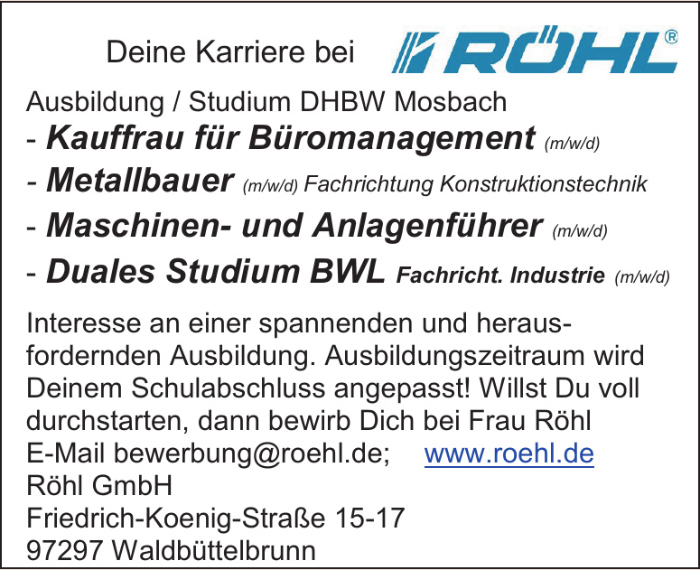 Röhl GmbH Röhl GmbH