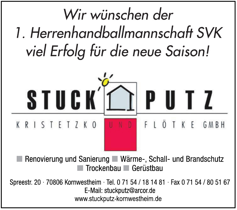 Stuckputz Kornwestheim Kristetzko und Flötke GmbH