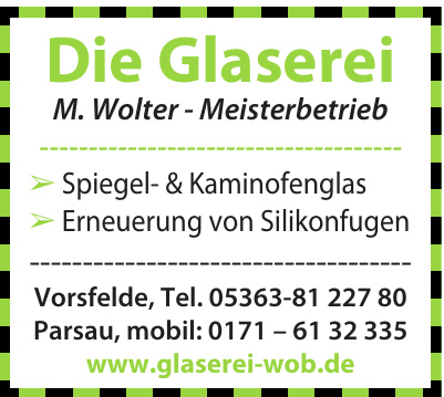 Die Glaserei M. Wolter - Meisterbetrieb