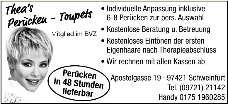 Thea‘s Perücken-Toupets Thea‘s Perücken-Toupets