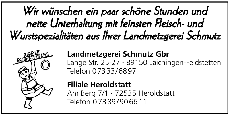 Landmetzgerei Schmutz GbR Landmetzgerei Schmutz GbR