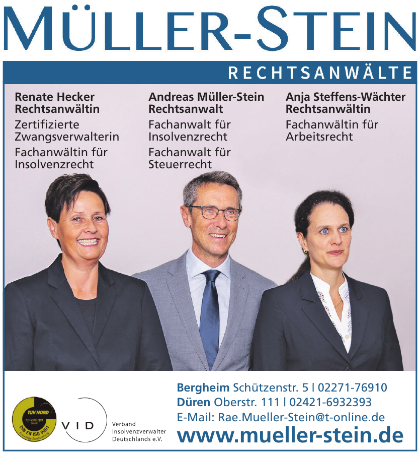 Müller-Stein Rechtsanwälte Müller-Stein Rechtsanwälte