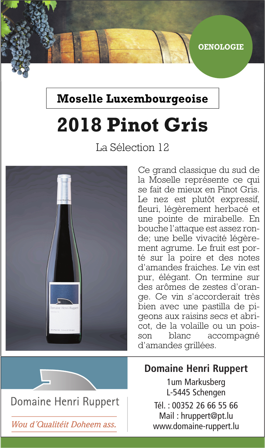 Domaine Henri Ruppert Domaine Henri Ruppert