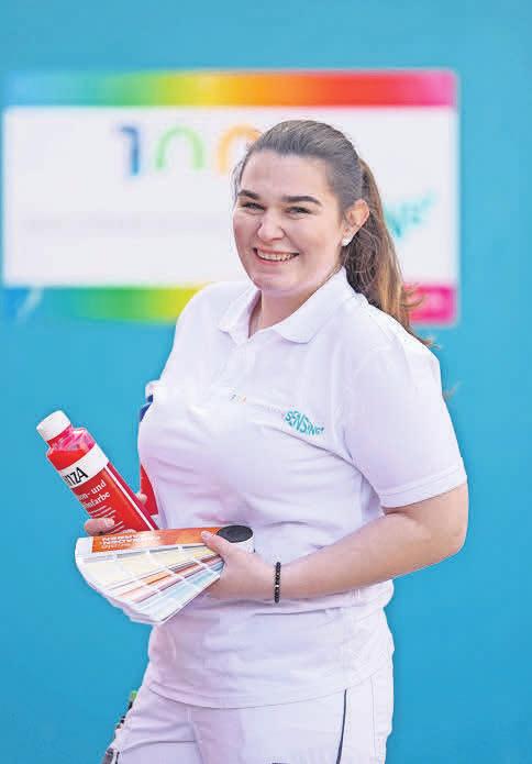 Charlene Svrcina, Maler- und Lackierergesellin Charlene Svrcina, Maler- und Lackierergesellin