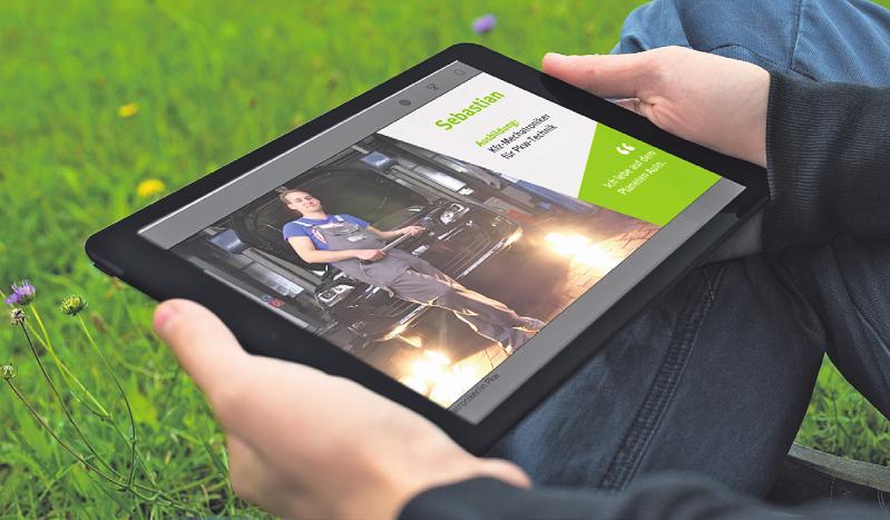 Bei der ersten digitalen Ausbildungsmesse „Ich liebe Autos“ erhalten Interessierte zahlreiche Infos rund ums Thema Bild: zVg Bei der ersten digitalen Ausbildungsmesse „Ich liebe Autos“ erhalten Interessierte zahlreiche Infos rund ums Thema Bild: zVg