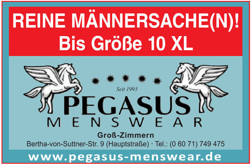 Pegasus Menswear Pegasus Menswear