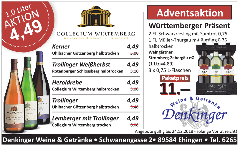 Denkinger Weine & Getränke Denkinger Weine & Getränke