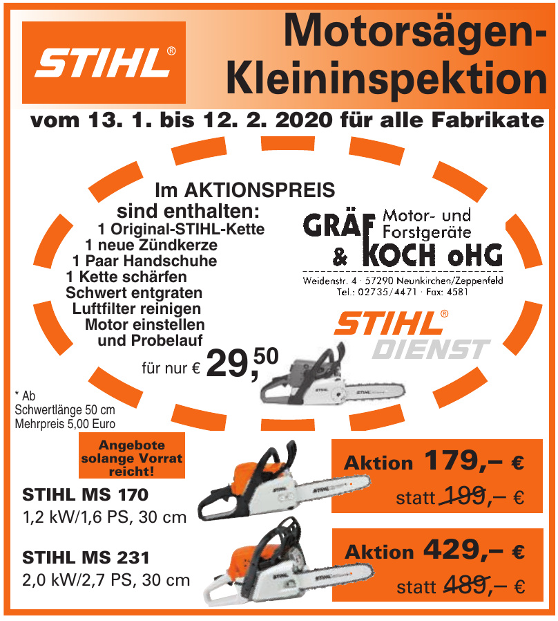 Gräf & Koch oHG - Motor- & Forstgeräte Gräf & Koch oHG - Motor- & Forstgeräte