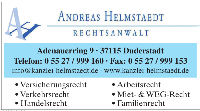 Andreas Helmstaedt Rechtsanwalt Andreas Helmstaedt Rechtsanwalt