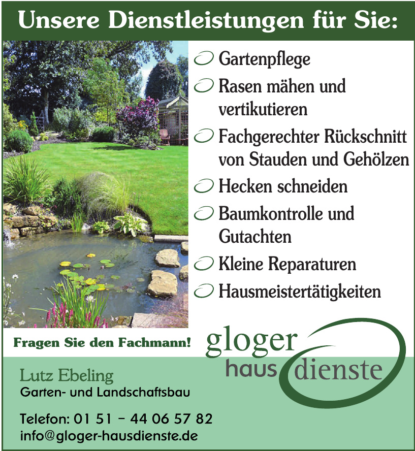 Gloger Hausdienste Gloger Hausdienste